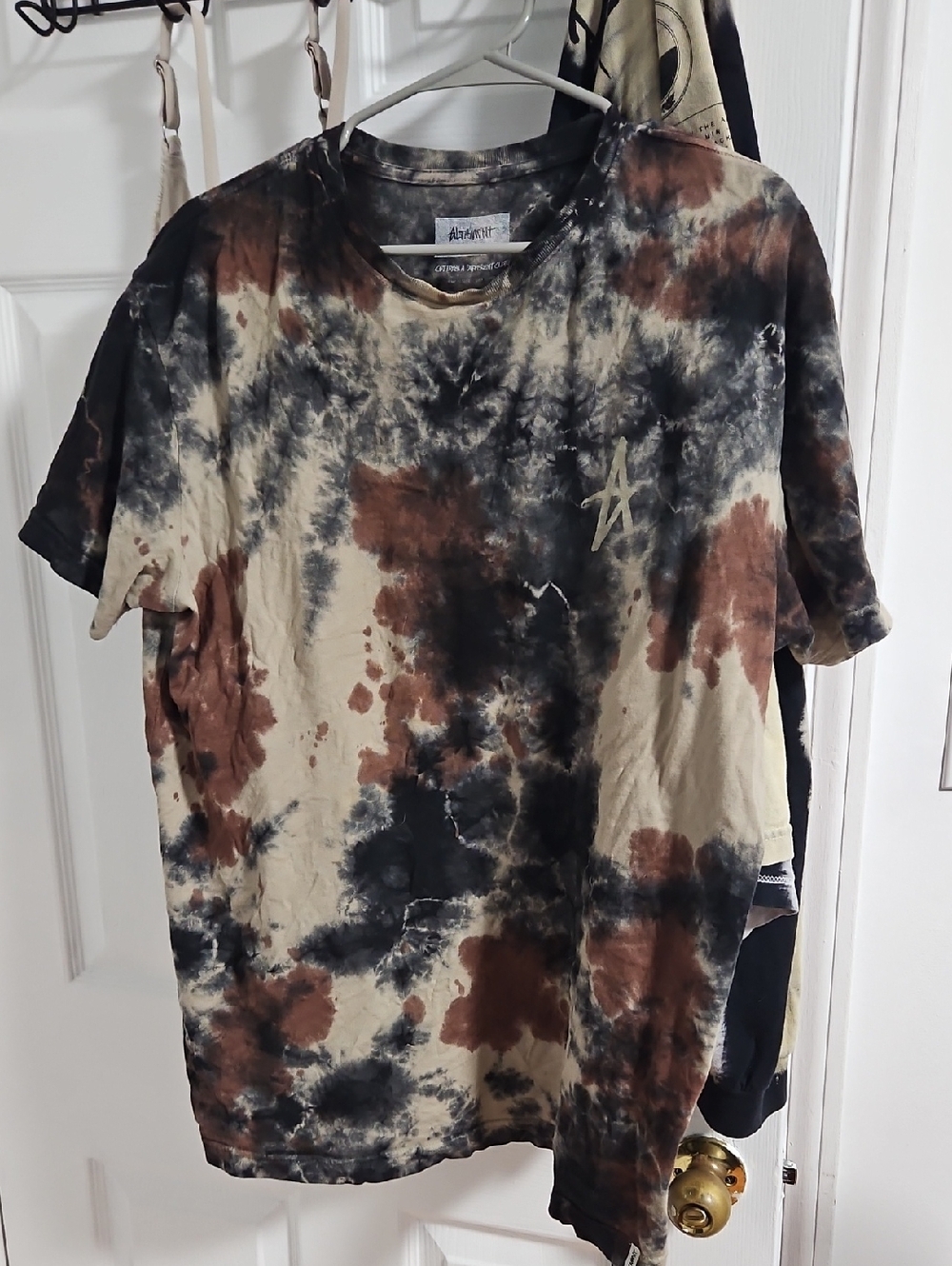 Altamont Dark Days Tie Dye Camo Colors Forest Grey I 7 T-Shirt